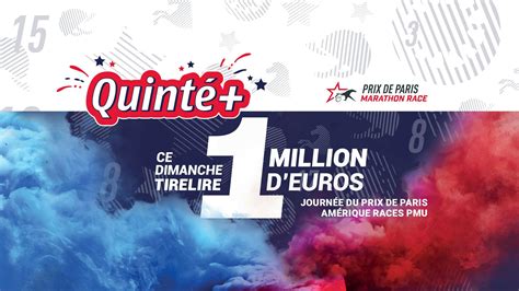 Quinté+ : Tirelire de 1 000 000€ .